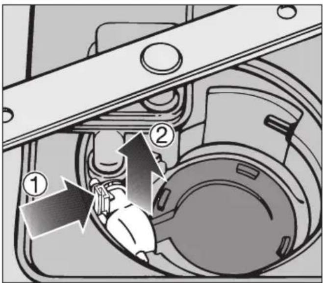 MIELE G 1630 SCI - Ablaufpumpe und Rückschlagventil reinigen - 1