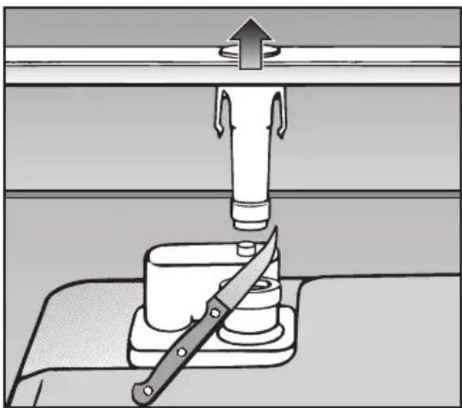 MIELE G 1482 SCVI - Belüftung des Wasserablaufs - 1
