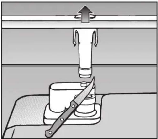 MIELE G 1383 - Belüftung des Wasserablaufs - 1