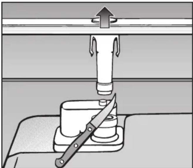 MIELE G 1181 - Belüftung des Wasserablaufs - 1