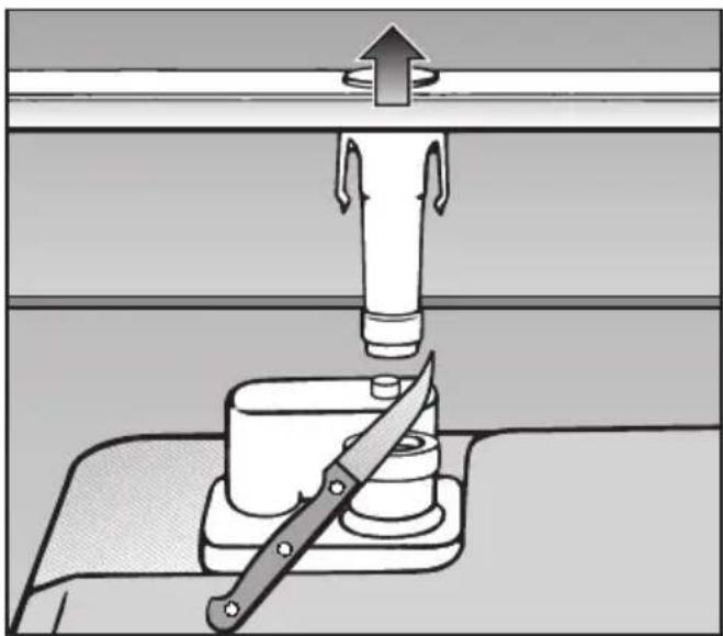MIELE G 1143 - Belüftung des Wasserablaufs - 1