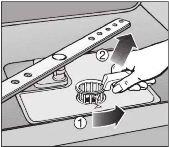MIELE G 5565 - Siebe reinigen - 1