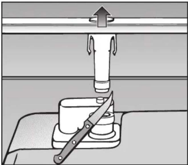 MIELE G 4301 - Belüftung des Wasserablaufs - 1