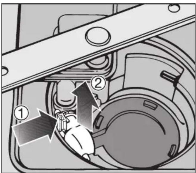 MIELE G 4226 - Ablaufpumpe und Rückschlagventil reinigen - 1