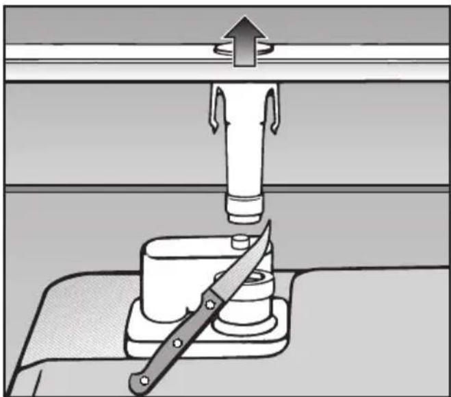 MIELE G 4226 - Belüftung des Wasserablaufs - 1