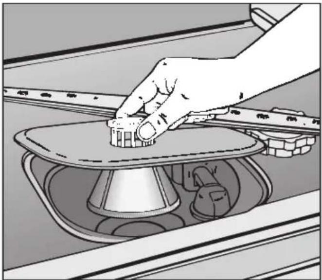 MIELE G 307 I - Siebe im Spülraum reinigen - 2