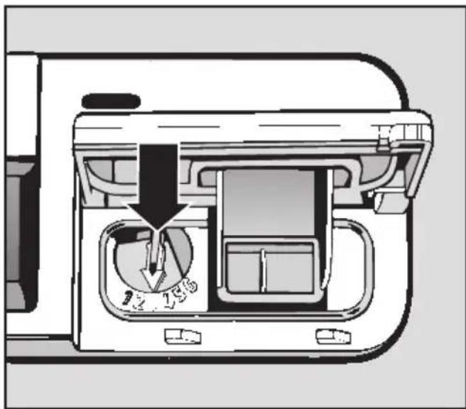 MIELE G 307 I - Klarspüler-Dosierung einstellen - 2