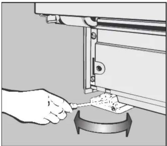MIELE G 307 I - Geschirrspüler ausrichten - 2