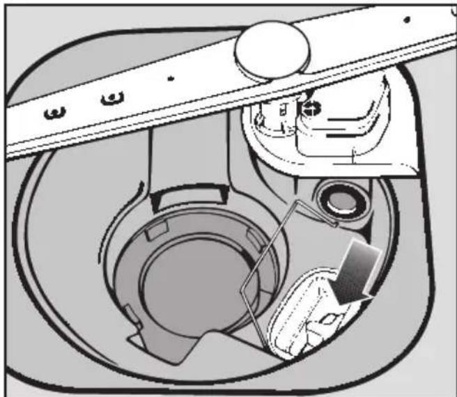 MIELE G 307 I - Ablaufpumpe und Rückschlag- ventil reinigen - 3