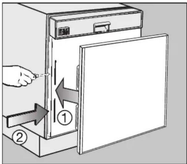 MIELE G 307 I - Frontverkleidung anbringen - 1