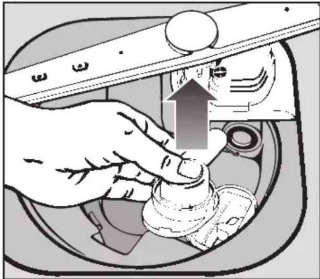 MIELE G 307 I - Ablaufpumpe und Rückschlag- ventil reinigen - 2