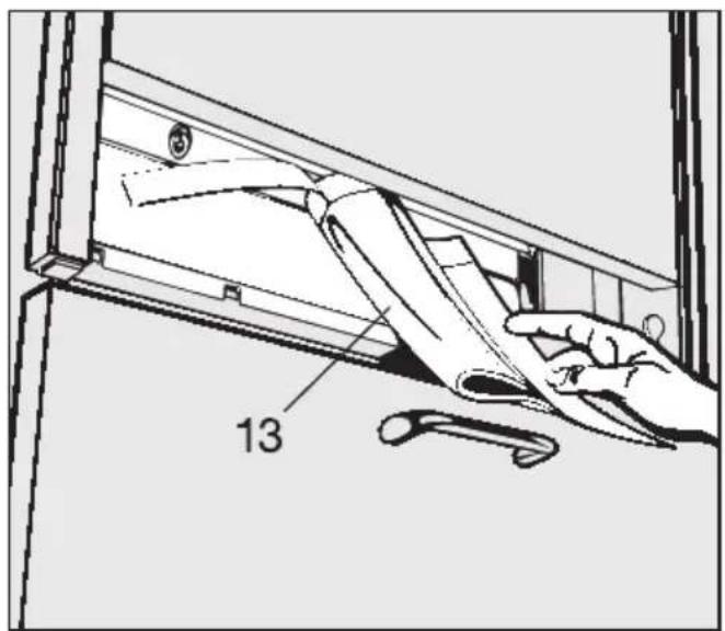MIELE G 307 I - Sichtschutzfolie ankleben - 1