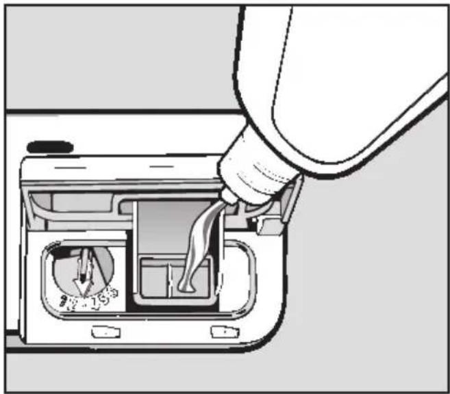MIELE G 307 I - Klarspüler-Dosierung einstellen - 1