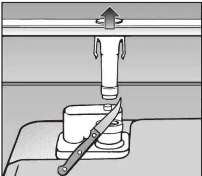 MIELE G 2554 - Belüftung des Wasserablaufs - 1
