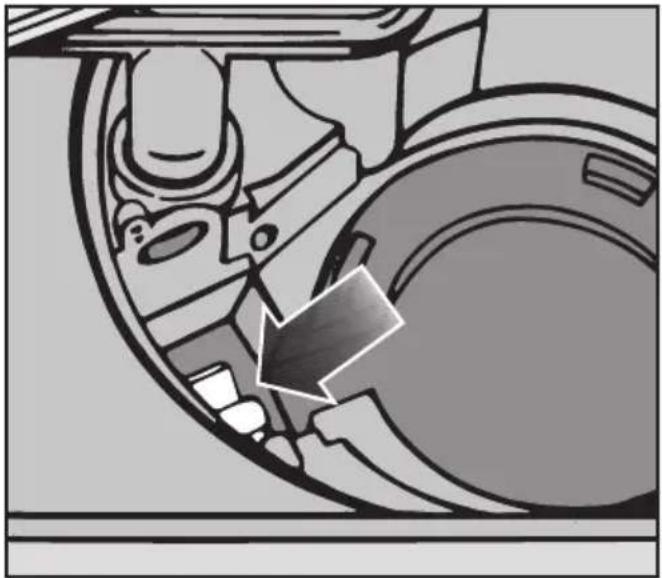 MIELE G 2355 - Ablaufpumpe und Rückschlagventil reinigen - 2