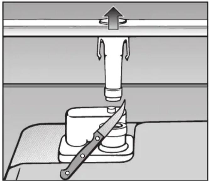 MIELE G 2355 - Belüftung des Wasserablaufs - 1