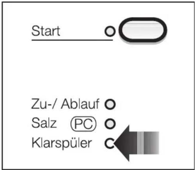 MIELE G 647 SC Plus - Klarspülernachfüllanzeige - 1