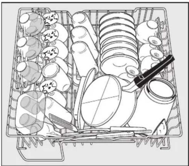 MIELE G 647 I Plus - Oberkorb - 1