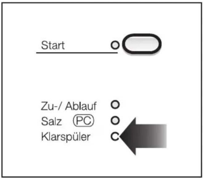 MIELE G 646 Plus - Klarspülernachfüllanzeige - 1