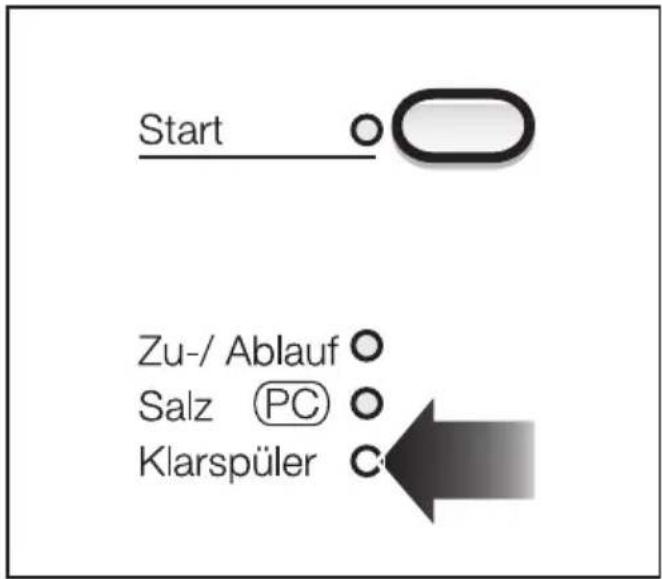 MIELE G 645 I Plus - Klarspülernachfüllanzeige - 1