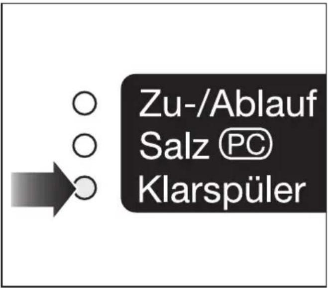 MIELE G 643 VI Plus - Klarspülernachfüllanzeige - 1