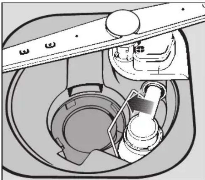 MIELE G 640 I - Ablaufpumpe und Rückschlag- ventil reinigen - 1
