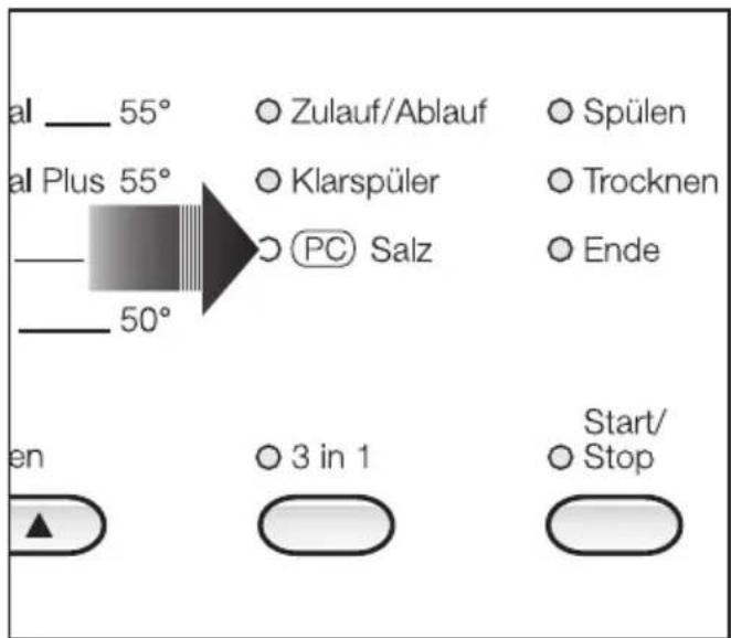 MIELE G 632-5 SC Plus - Salznachfüllanzeige - 1