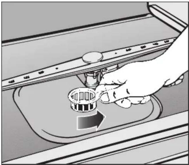 MIELE G 624 SCI Plus - Siebe im Spülraum reinigen - 1