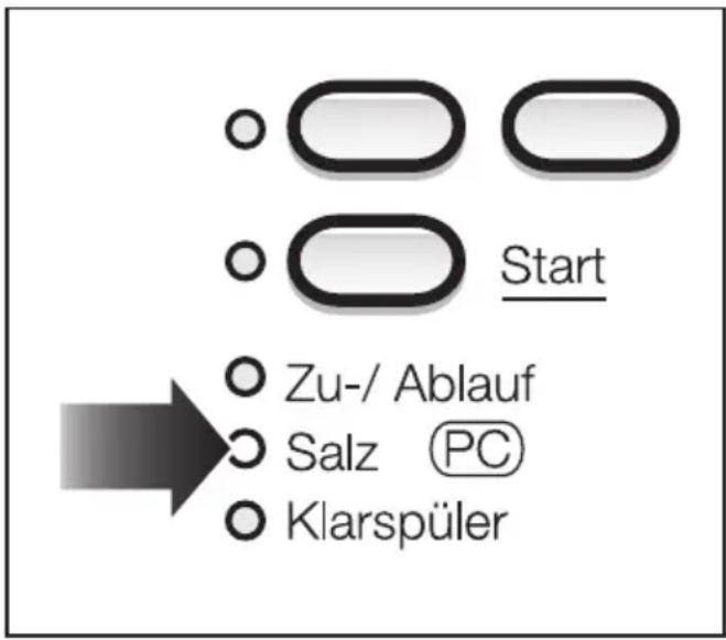 MIELE G 624 SCI Plus - Salznachfüllanzeige - 1