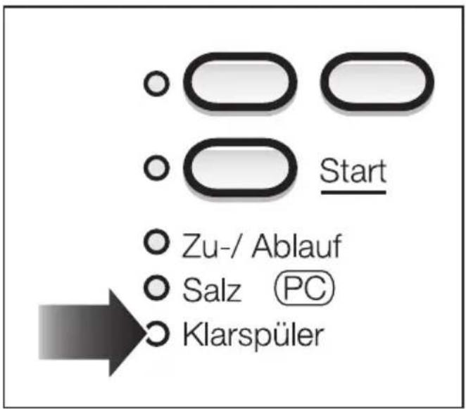 MIELE G 621 SCI Plus - Klarspülernachfüllanzeige - 1