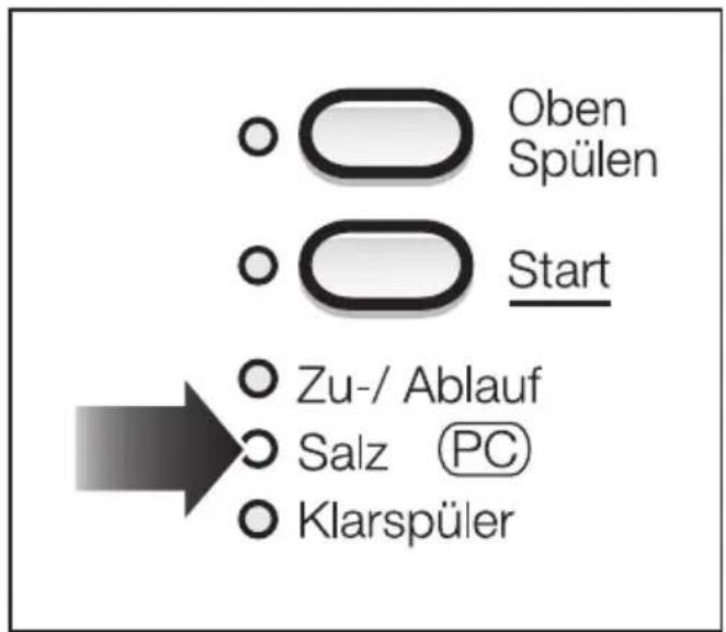 MIELE G 611 SCI - Salznachfüllanzeige - 1