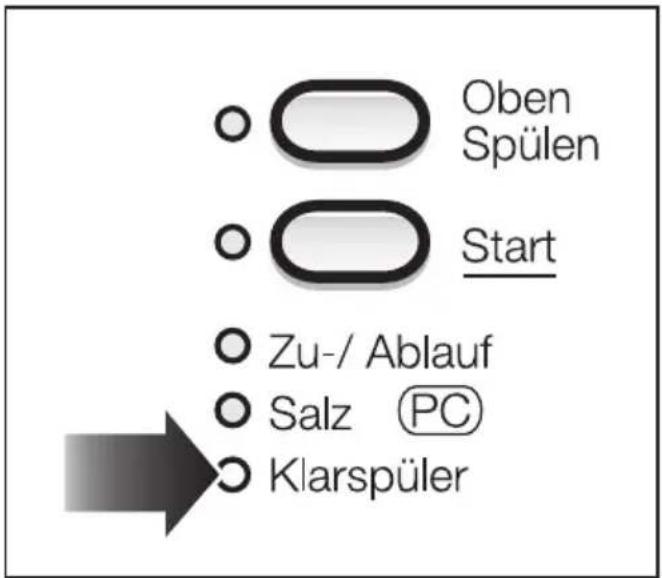 MIELE G 611 SCI Plus - Klarspülernachfüllanzeige - 1