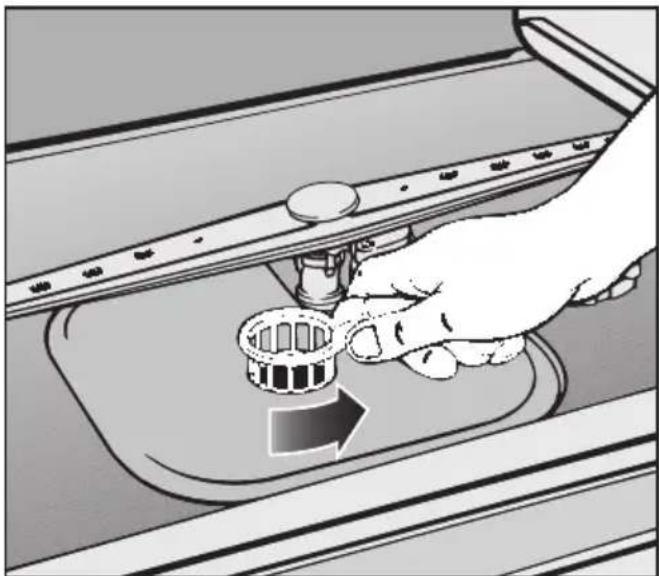MIELE G 611 SCI Plus - Siebe im Spülraum reinigen - 1