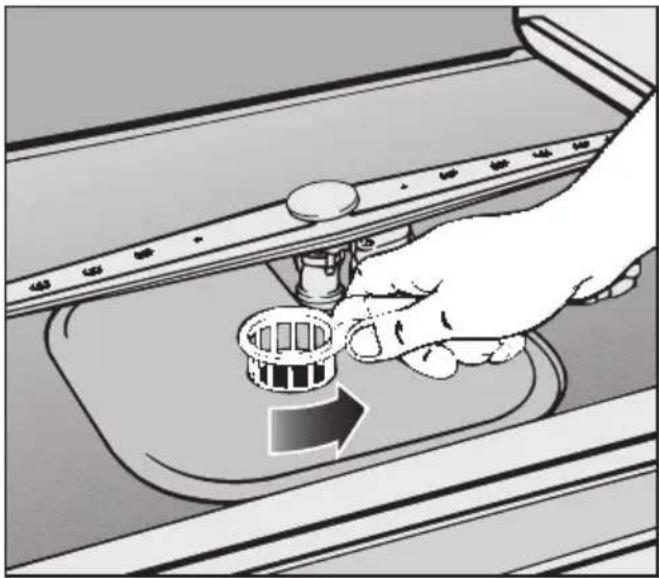 MIELE G 606 SC PLUS - Siebe im Spülraum reinigen - 1