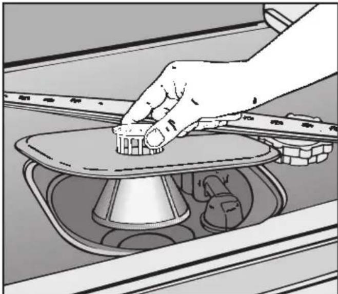 MIELE G 606 SC PLUS - Siebe im Spülraum reinigen - 2