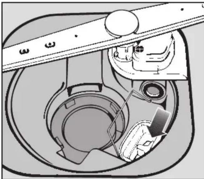 MIELE G 614 SCI - Ablaufpumpe und Rückschlag- ventil reinigen - 3