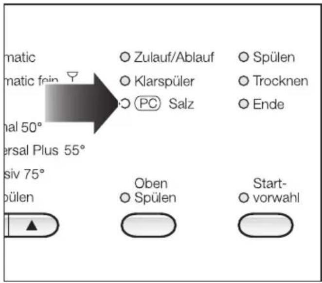 MIELE G 694 SCI Plus - Salznachfüllanzeige - 1