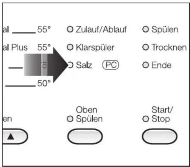 MIELE G 692 SCI Plus - Salznachfüllanzeige - 1