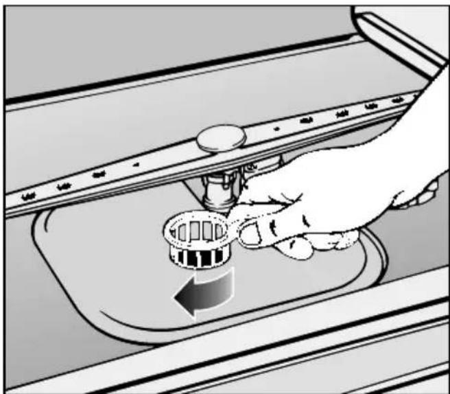 MIELE G 691 SCI - Siebe im Spülraum reinigen - 4
