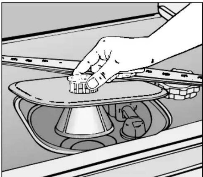 MIELE G 691 SCI - Siebe im Spülraum reinigen - 2
