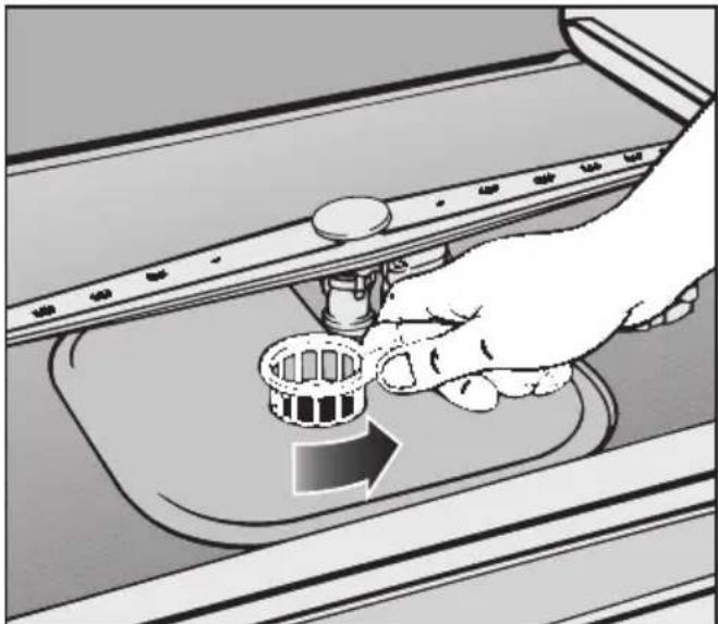 MIELE G 686 SC Plus - Siebe im Spülraum reinigen - 1