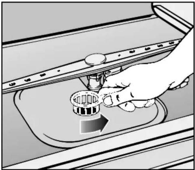 MIELE G 686 SCI - Siebe im Spülraum reinigen - 1
