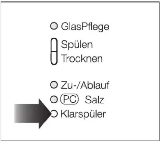 MIELE G 681 SCI Plus - Klarspülernachfüllanzeige - 1