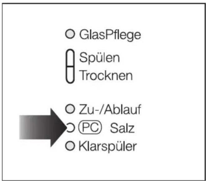 MIELE G 681 SCI Plus - Salznachfüllanzeige - 1