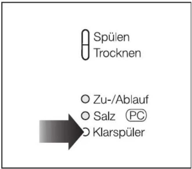 MIELE G 681 SC Plus - Klarspülernachfüllanzeige - 1