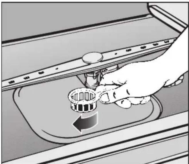 MIELE G 681 SC Plus - Siebe im Spülraum reinigen - 4