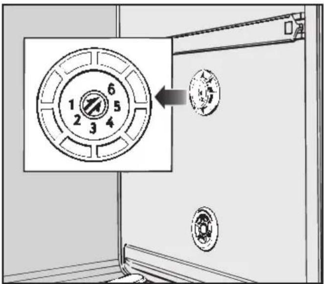 MIELE G 680 SCI - Wasserhärtewähler einstellen - 1