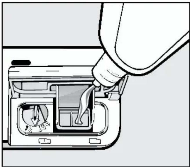MIELE G 677 SCI - Klarspüler einfüllen - 2