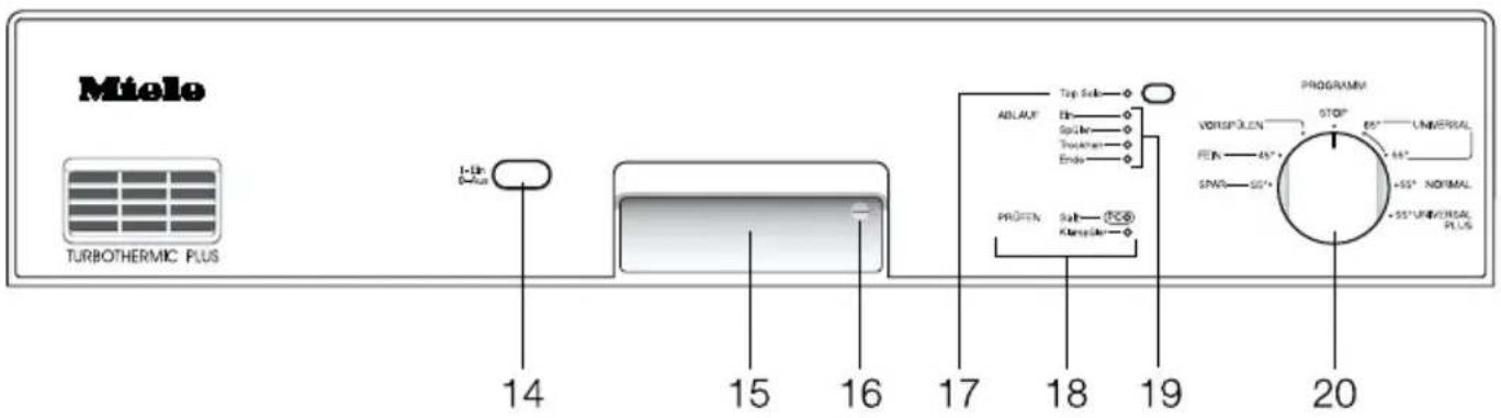 MIELE G 677 SCI - Programmauswahl - 1
