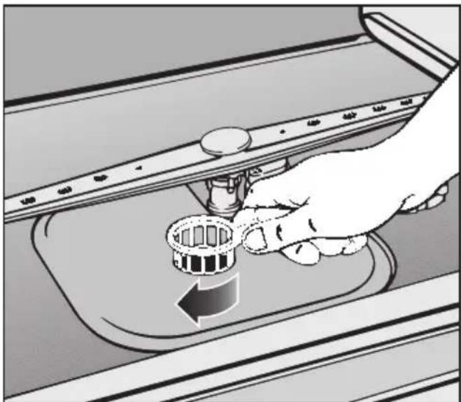 MIELE G 663 SCVI Plus - Siebe im Spülraum reinigen - 4